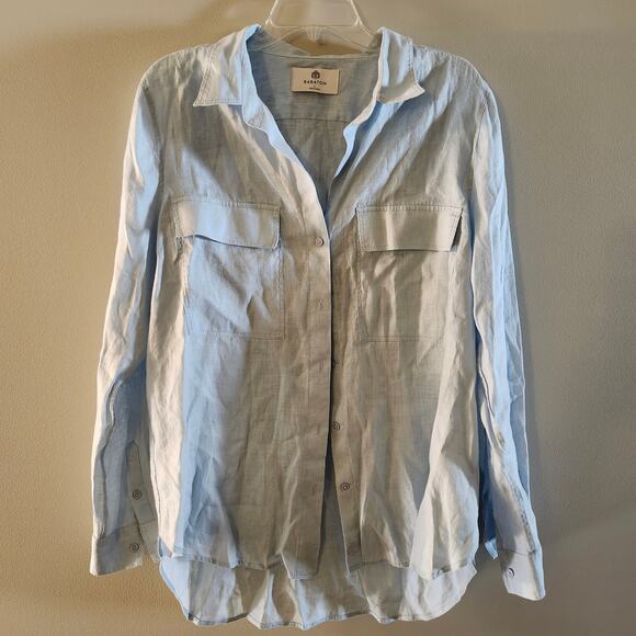 ARITZIA BABATON Utility Linen Shirt - Picture 4 of 7